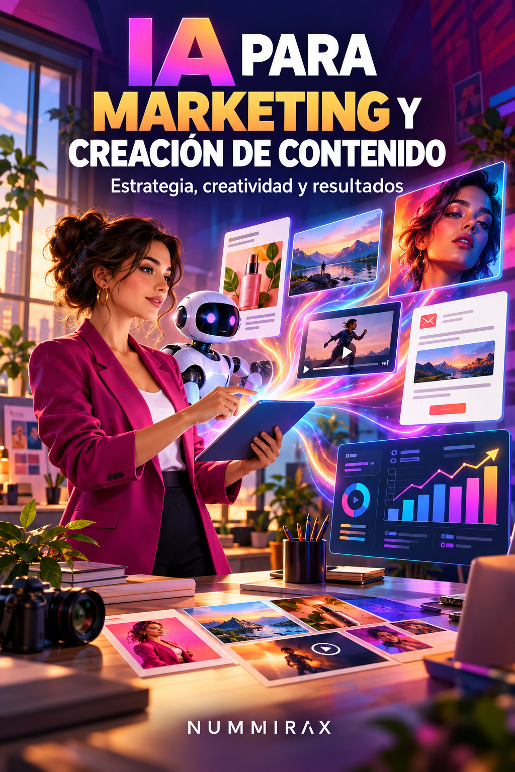 Portada IA para marketing y creación de contenido
